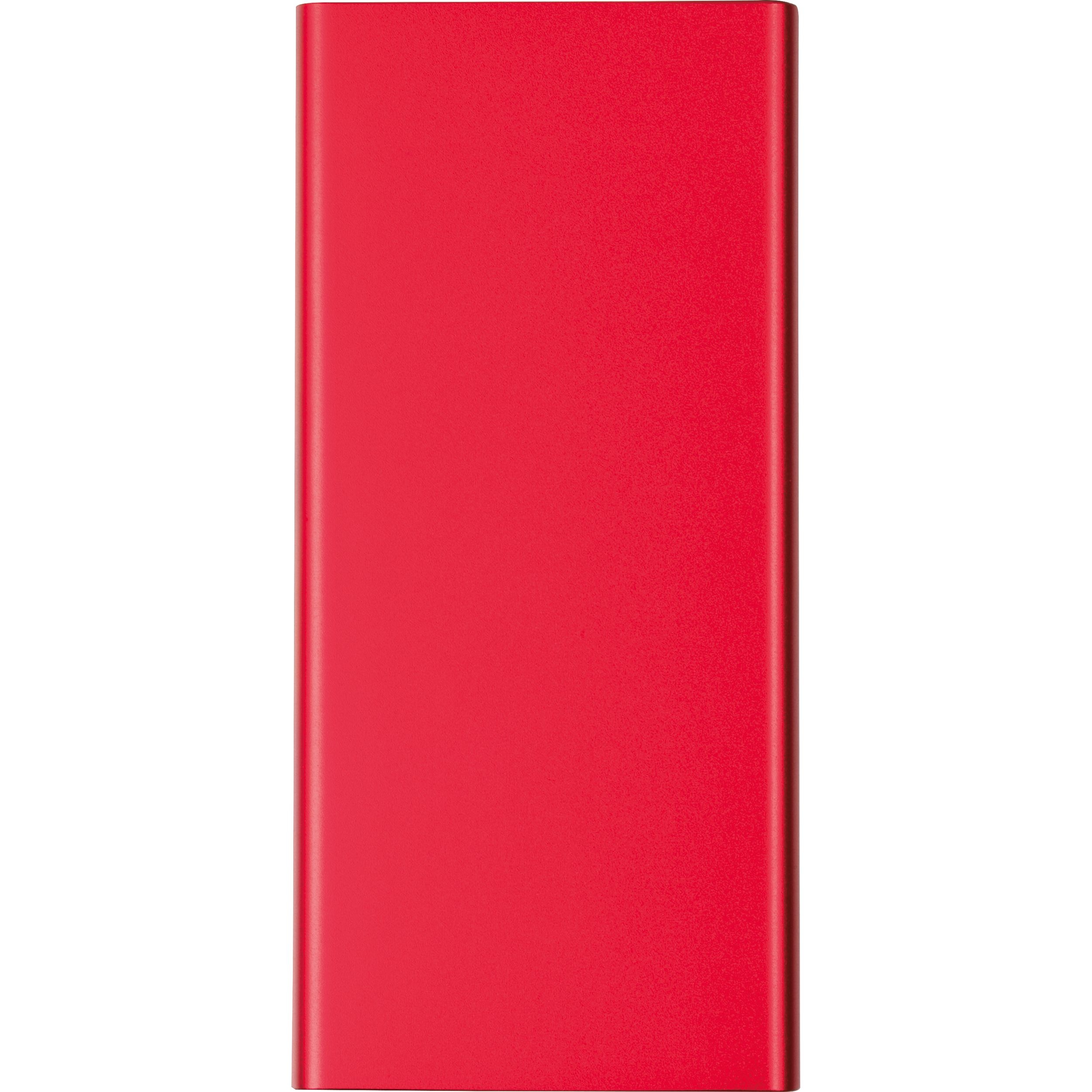 MA34503-05Powerbank aus recyceltem Aluminium 10.000 mAh GIORGIA_ rot