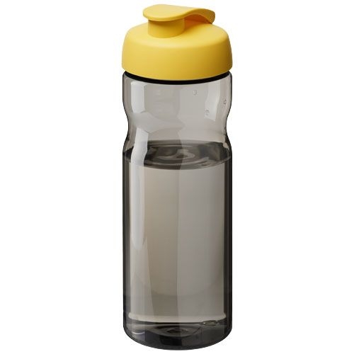 PF210097-11H2O Active® Eco Base 650 ml Sportflasche mit Klappdeckel_ kohle_gelb