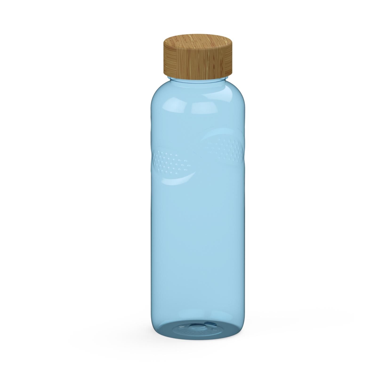EL01578-2Trinkflasche Carve _Natural_ 1_0 l_ transparent-blau
