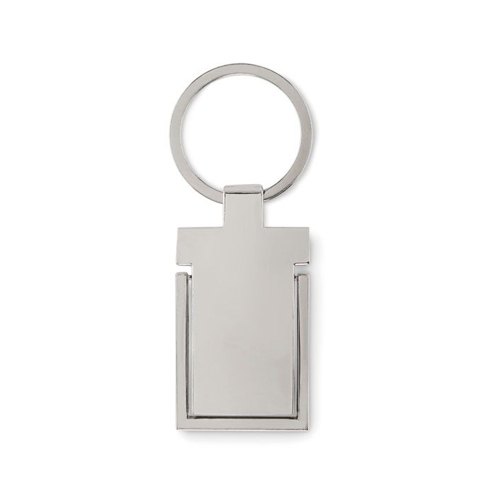 MO2186-14Stanrin Schluesselring mit Halter_ silber
