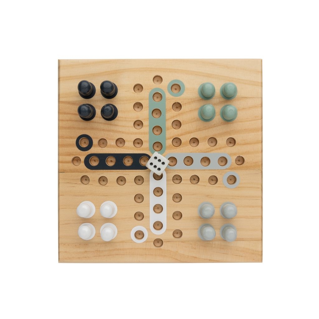 XDP940.27-9Claire Ludo-Spiel aus Holz_ braun
