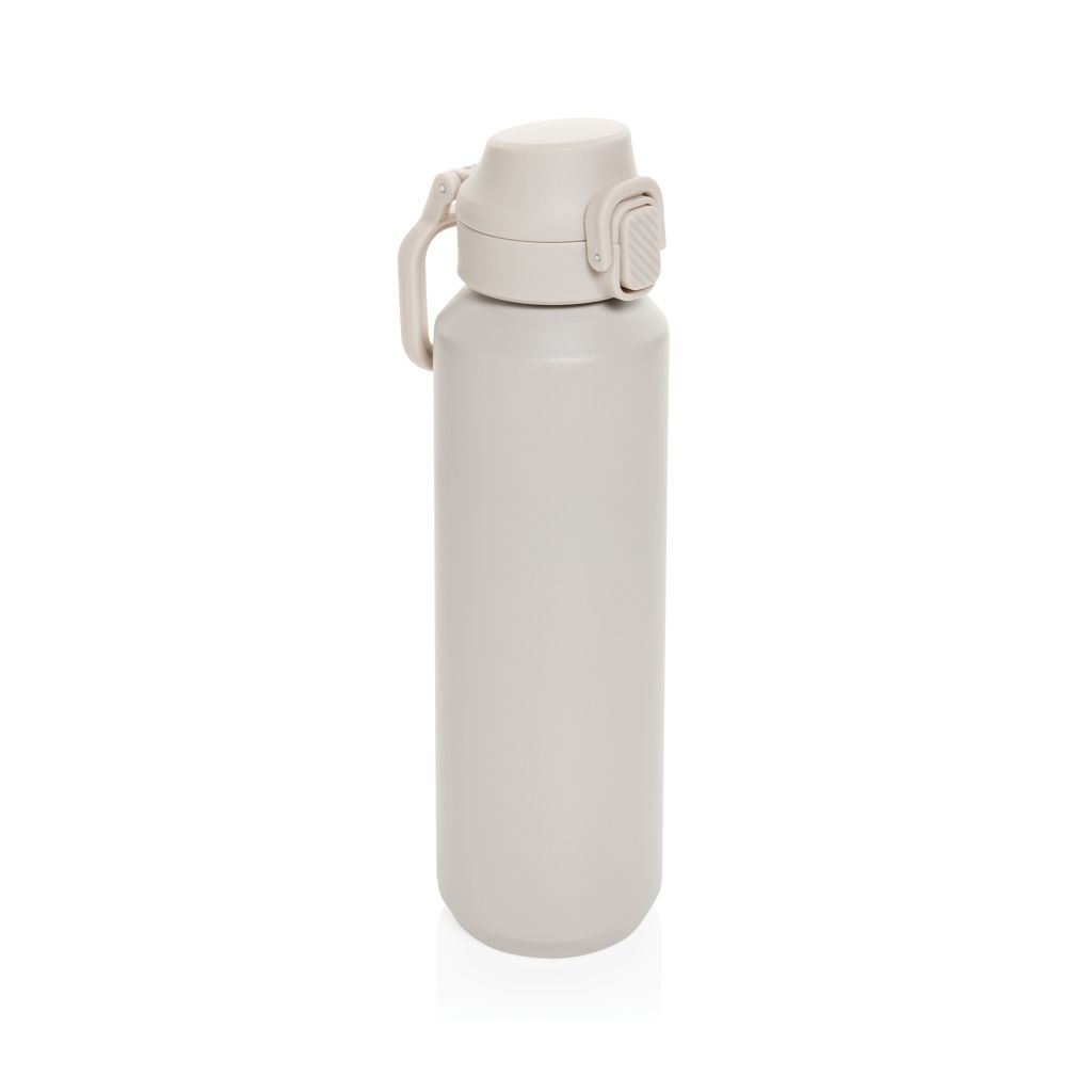 XDP437.50-23Via RCS Re-Steel Sportflasche mit Verschluss_ 600ml_ beige