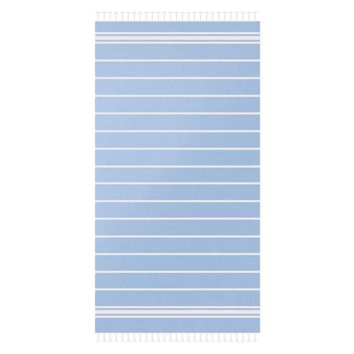 GI675310-18Hamman-Handtuch aus 100% Baumwolle Riyad_ hellblau