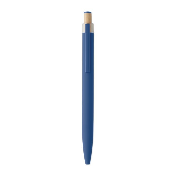MO2653-04Bergamo _ Druckkugelschreiber recy. Alu_ blau