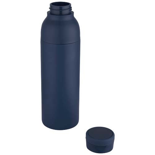 PF100838-4Illuminate 650 ml RCS doppelwandige Isolierflasche aus recyceltem Edelstahl_ navy