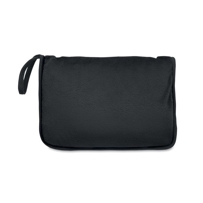 MO2568-03Cozy Reisedecke Flanell 220g_m²_ schwarz