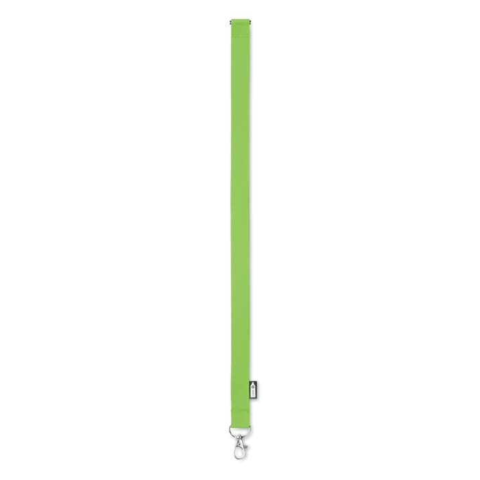 MO6100-48Lany Rpet Lanyard RPET 20mm_ limette