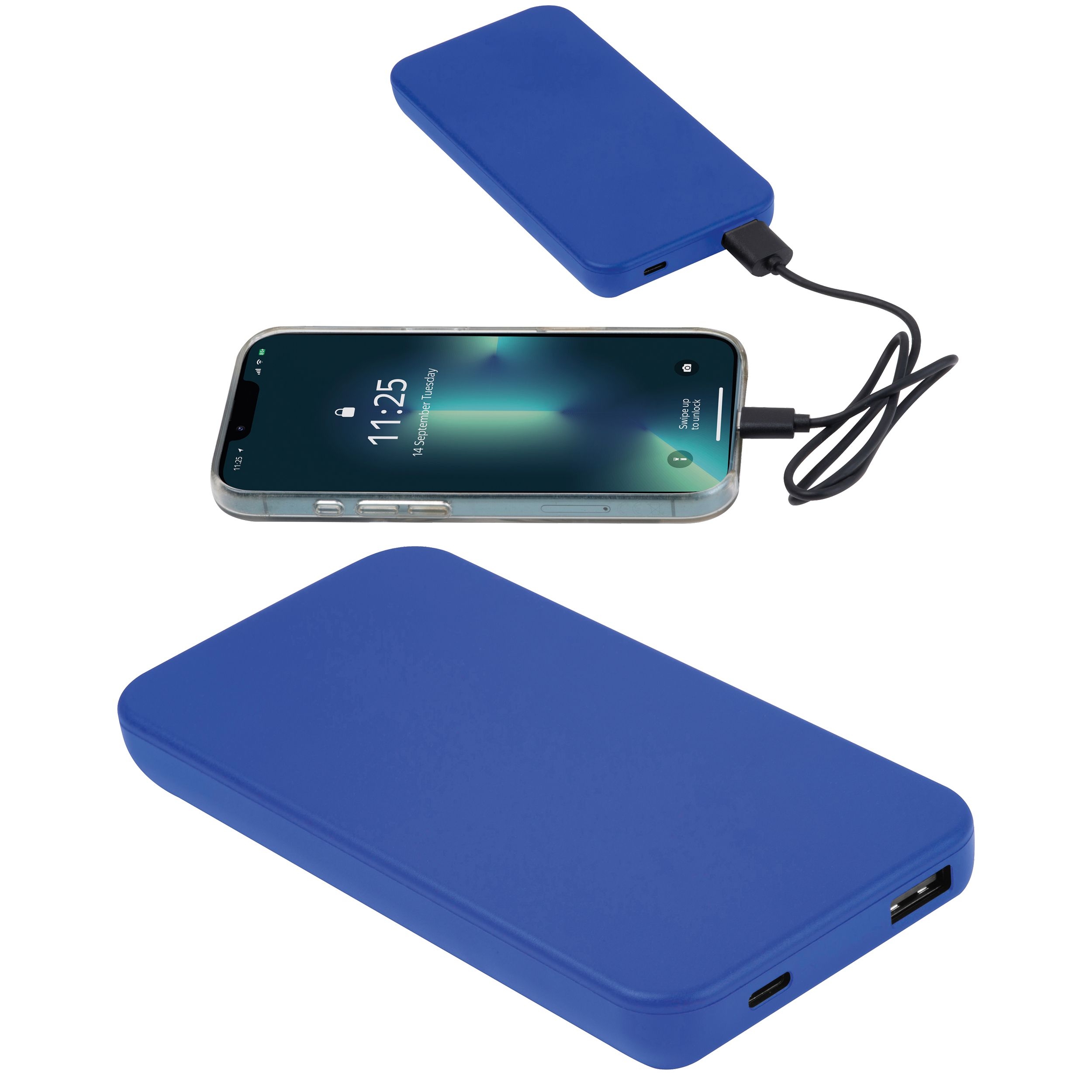 MA35494-04Recycelte Powerbank 10.000 mAh PRESTON_ blau