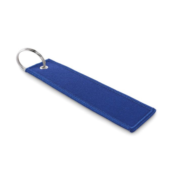 MO2463-37Takeoff Schluesselring Polyester Tag_ koenigsblau