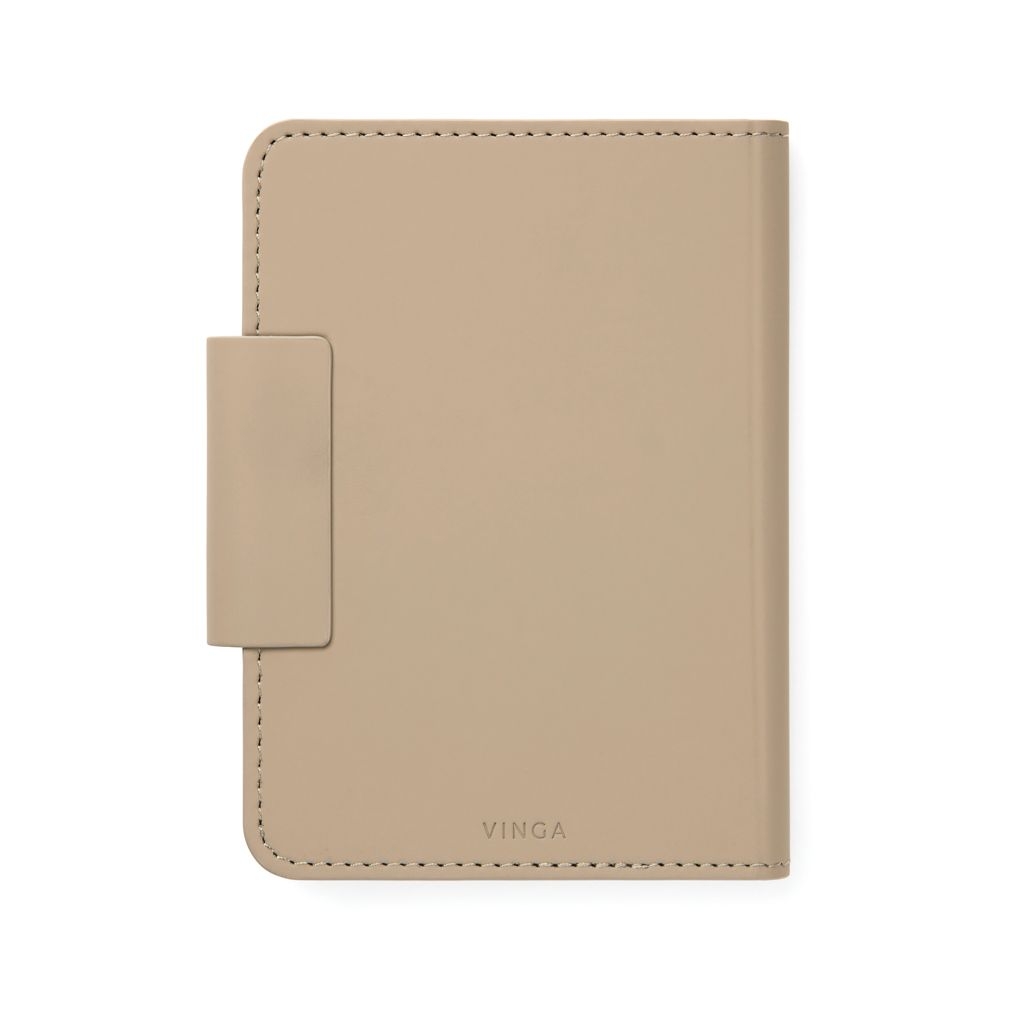 XDV30100-19VINGA Baltimore RCS Passport Cover mit Dual-Finder_ greige