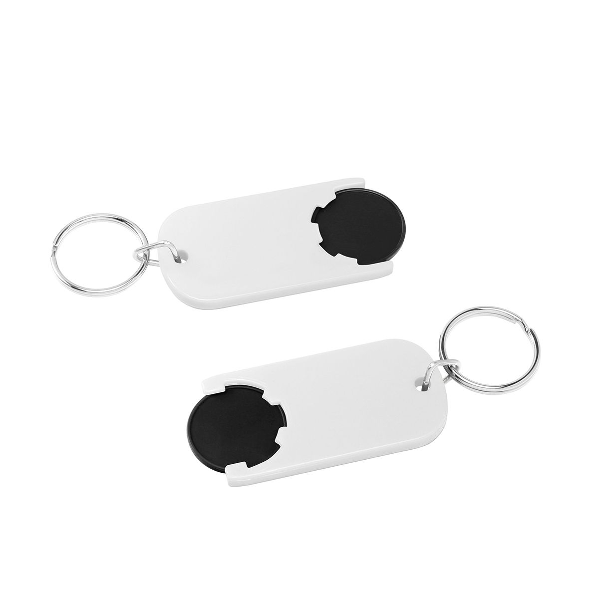 HE7439R-6-0Chiphalter mit 1€-Chip _Alpha_ schwarz_ weiss