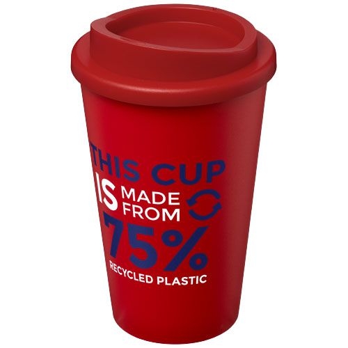 PF210422-36Americano® Eco 350 ml recycelter Becher_ rot