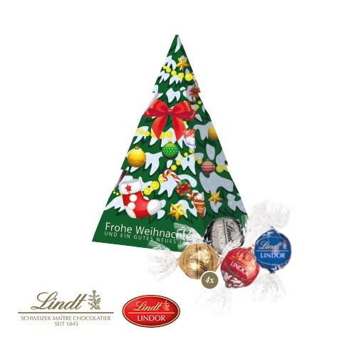 CD95472Praesent _Weihnachtsbaum_ mit Lindor Pralinés