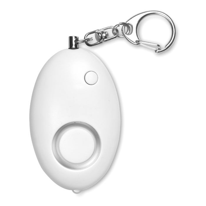 MO8742-06Alarmy Schluesselring mit Alarm_ weiss