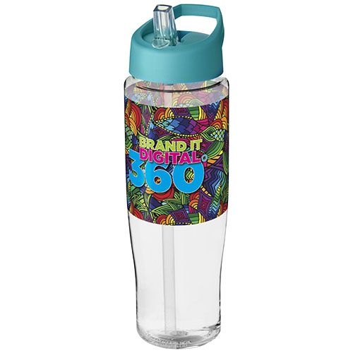 PF210044-17H2O Active® Tempo 700 ml Sportflasche mit Ausgussdeckel_ transparent_aquablau
