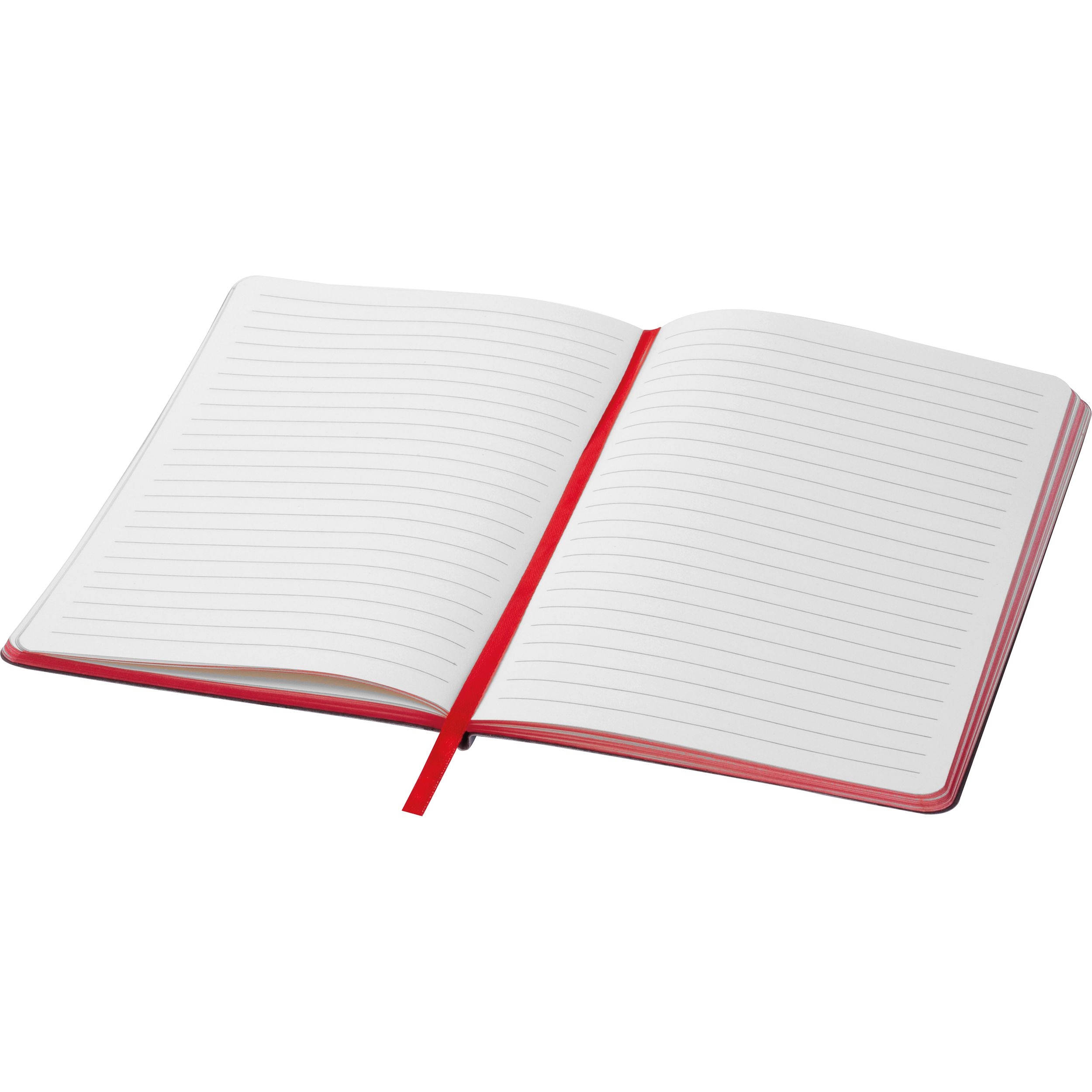 MA25477-05A5 Notizbuch mit farbigem Schnitt EVAN_ rot