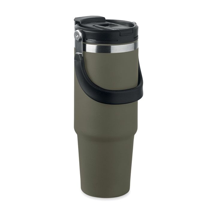 MO2561-60Suma Hand Doppelwandiger Becher 850 ml_ dunkelgruen