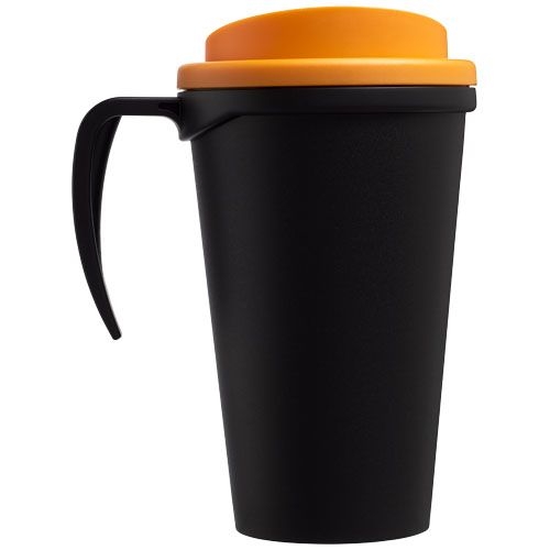 PF210004-18Americano® Grande 350 ml Isolierbecher_ schwarz_orange