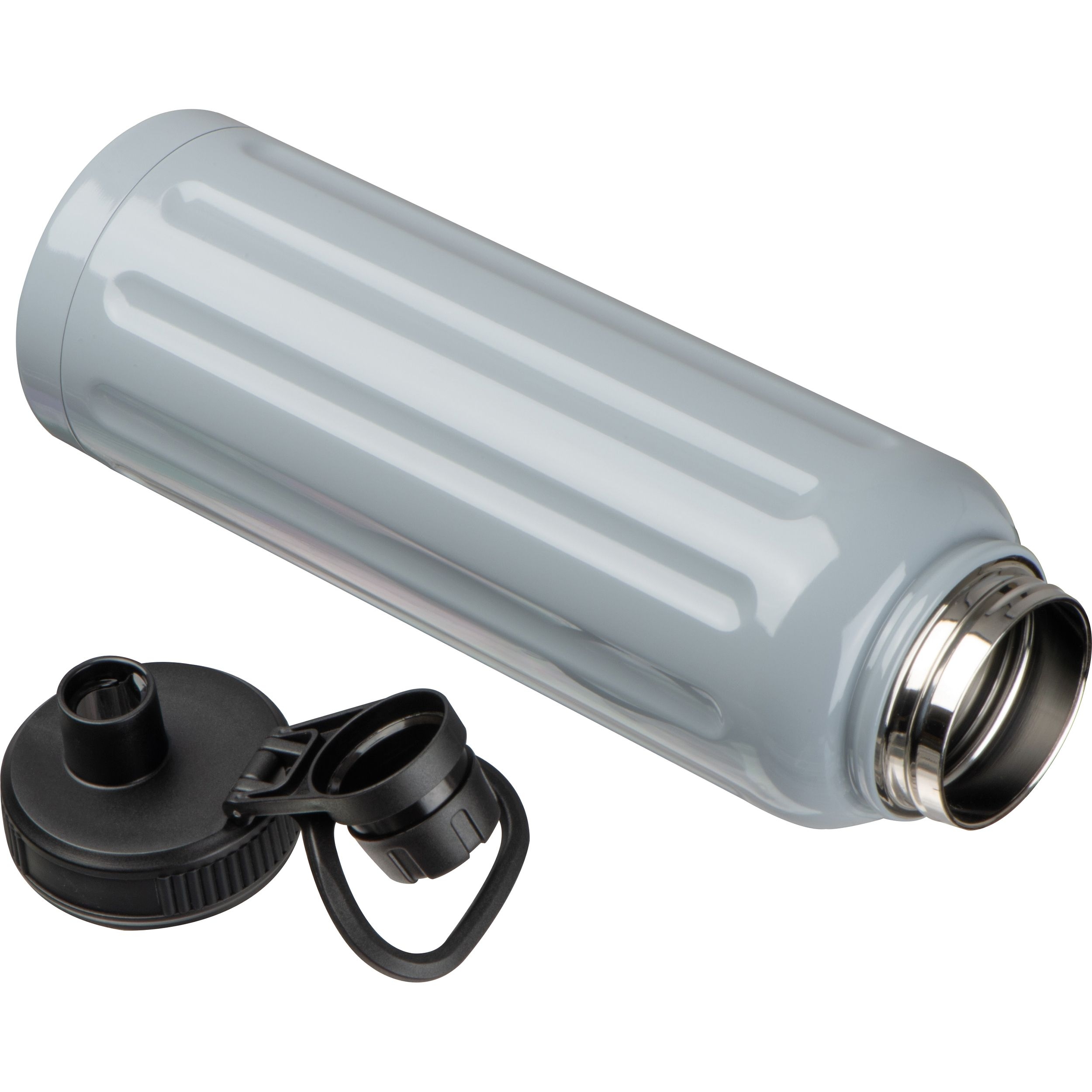 MA83975-07Vakuum Trinkflasche 1200ml  TODD_ silbergrau