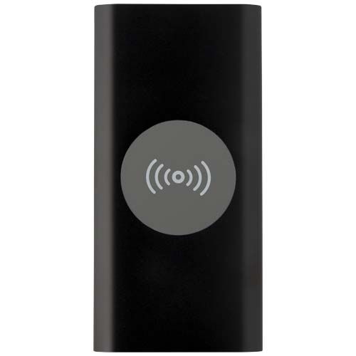 PF124385-4Juice 8000 mAh Typ-C kabellose Powerbank aus recyceltem Aluminium_ schwarz