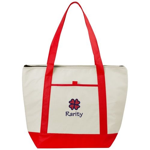 PF120085-3Lighthouse Non Woven Kuehltasche 21L_ natural_rot