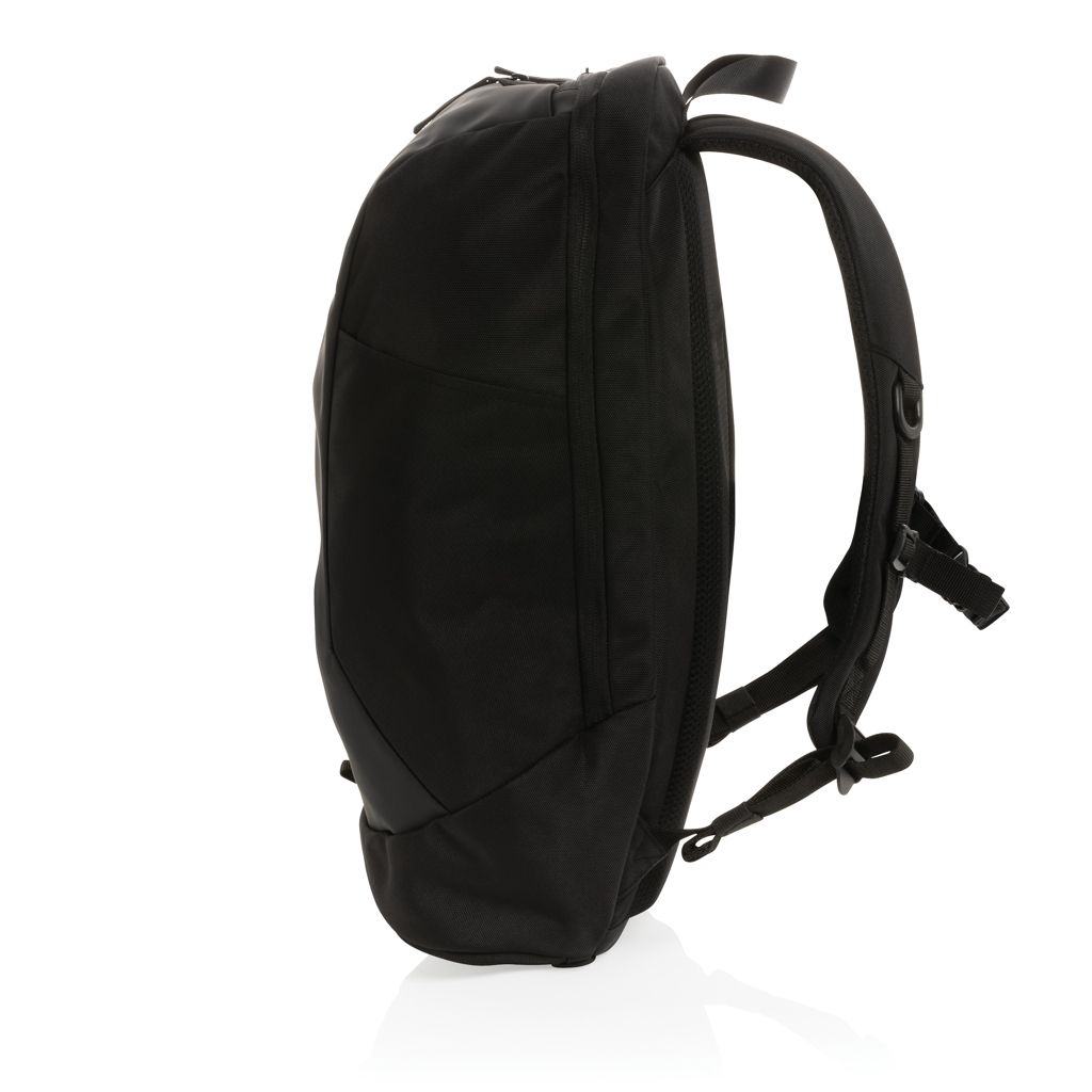 XDP762_77-1Swiss Peak AWARE™ RPET 15.6_ Work _ Gym Rucksack_ schwarz