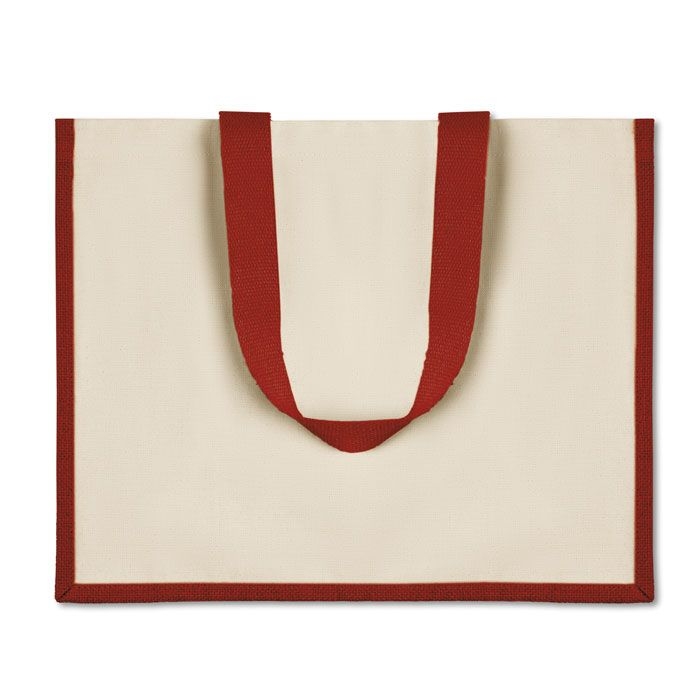 MO8967-05Campo De Fiori Jute_Canvas Shopper_ rot