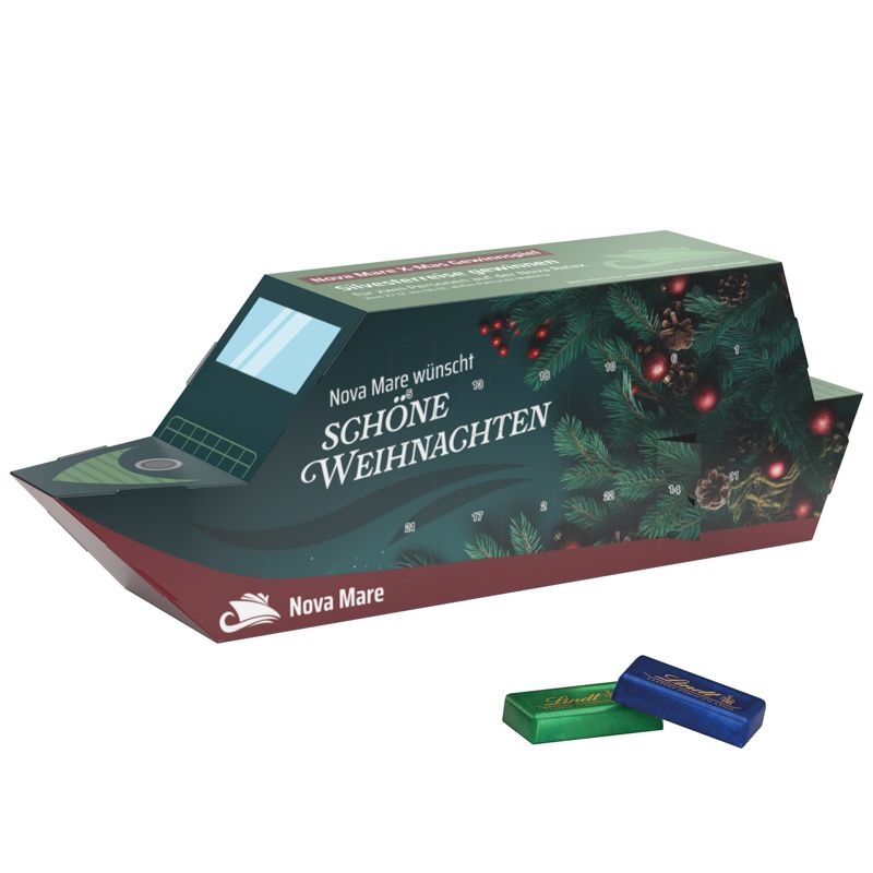 JG20132Adventskalender Schiff Lindt