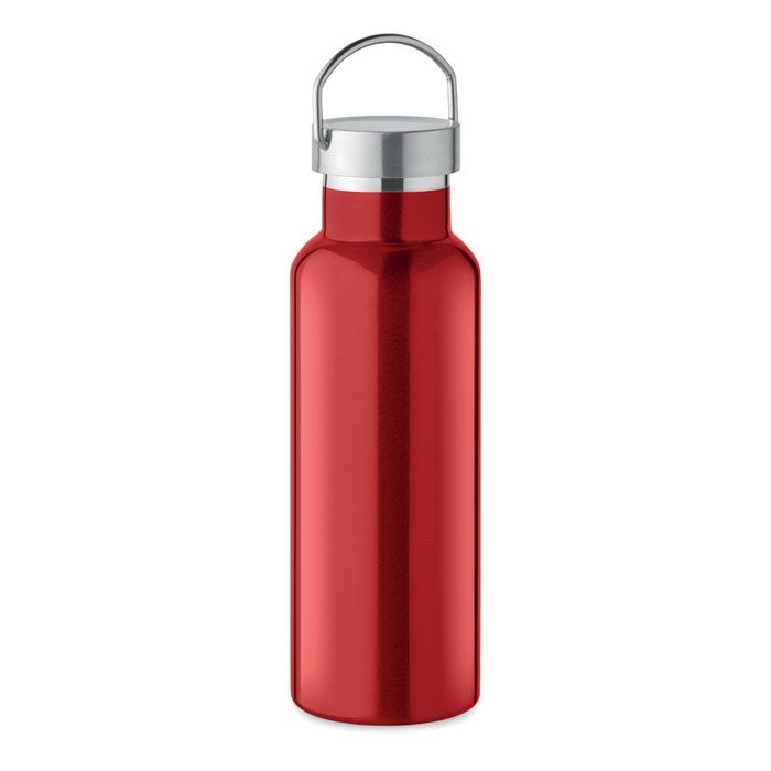 MO2107-05Florence Doppelwandige Flasche 500 ml_ rot