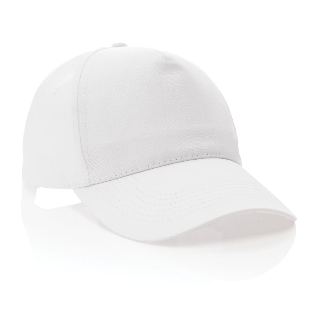 XDP453.33-3Impact 5 Panel Kappe aus 190gr rCotton mit AWARE™ Tracer_ weiss