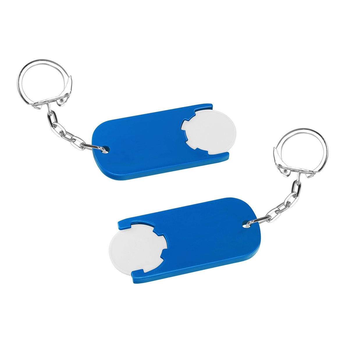 HE7439K-0-3Chiphalter mit 1€-Chip _Alpha_ weiss_ blau