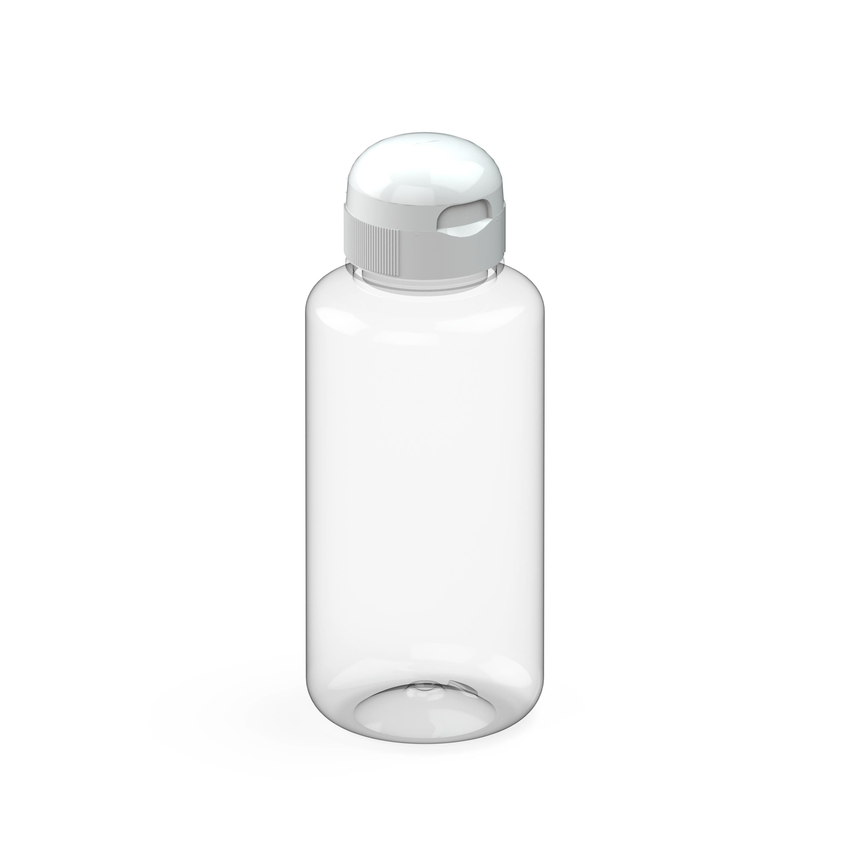 EL02234-1Trinkflasche _Sports_ 700 ml_ RENEW_ transparent_ weiss