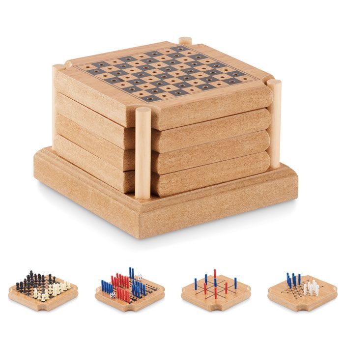 MO6382Coastgame Untersetzer-Set mit Spielen
