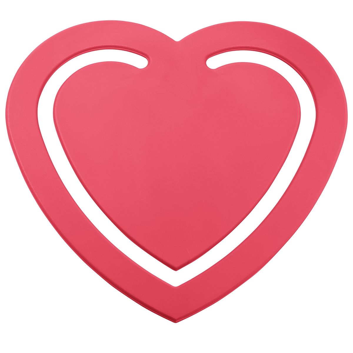 HE7102FRC-R1Zettelklammer Recycling _Herz_ recycling rot