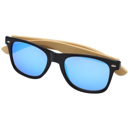 PF127049-1Hue Sonnenbrille mit Bambusbuegeln_ blau_natur