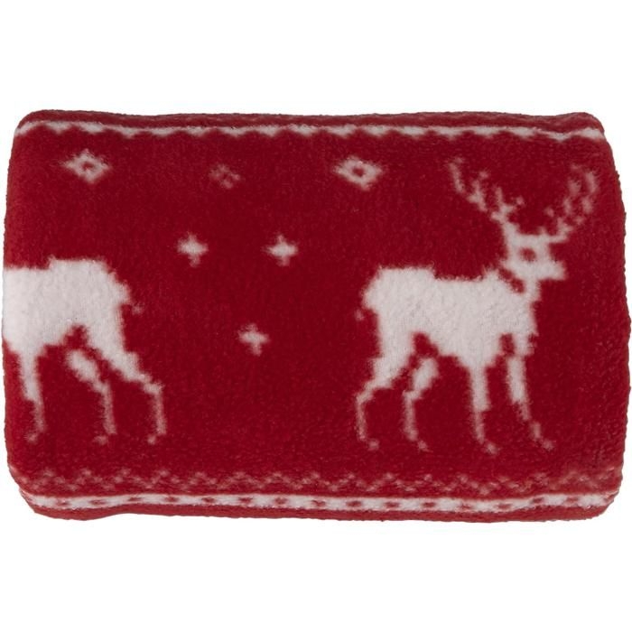 GI8529-08Decke aus Fleece Jane_ rot