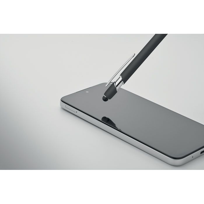 MO2798-03Siparo Druckkugelschreiber mit Stylus_ schwarz