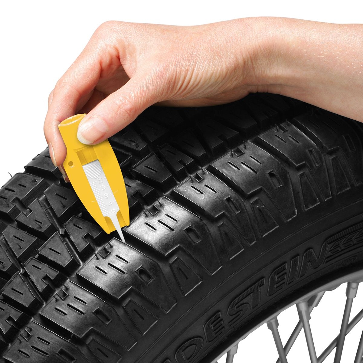 HE8275-4-0Reifenprofiltiefenmesser mit Ventilkappendreher_ gelb_ weiss