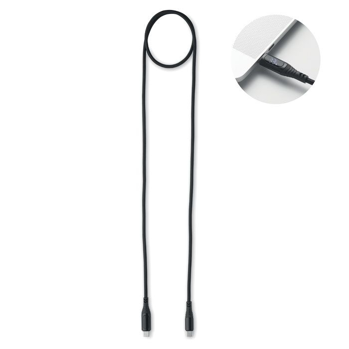 MO2676-03Typso 100W Ladekabel Typ-C_ schwarz