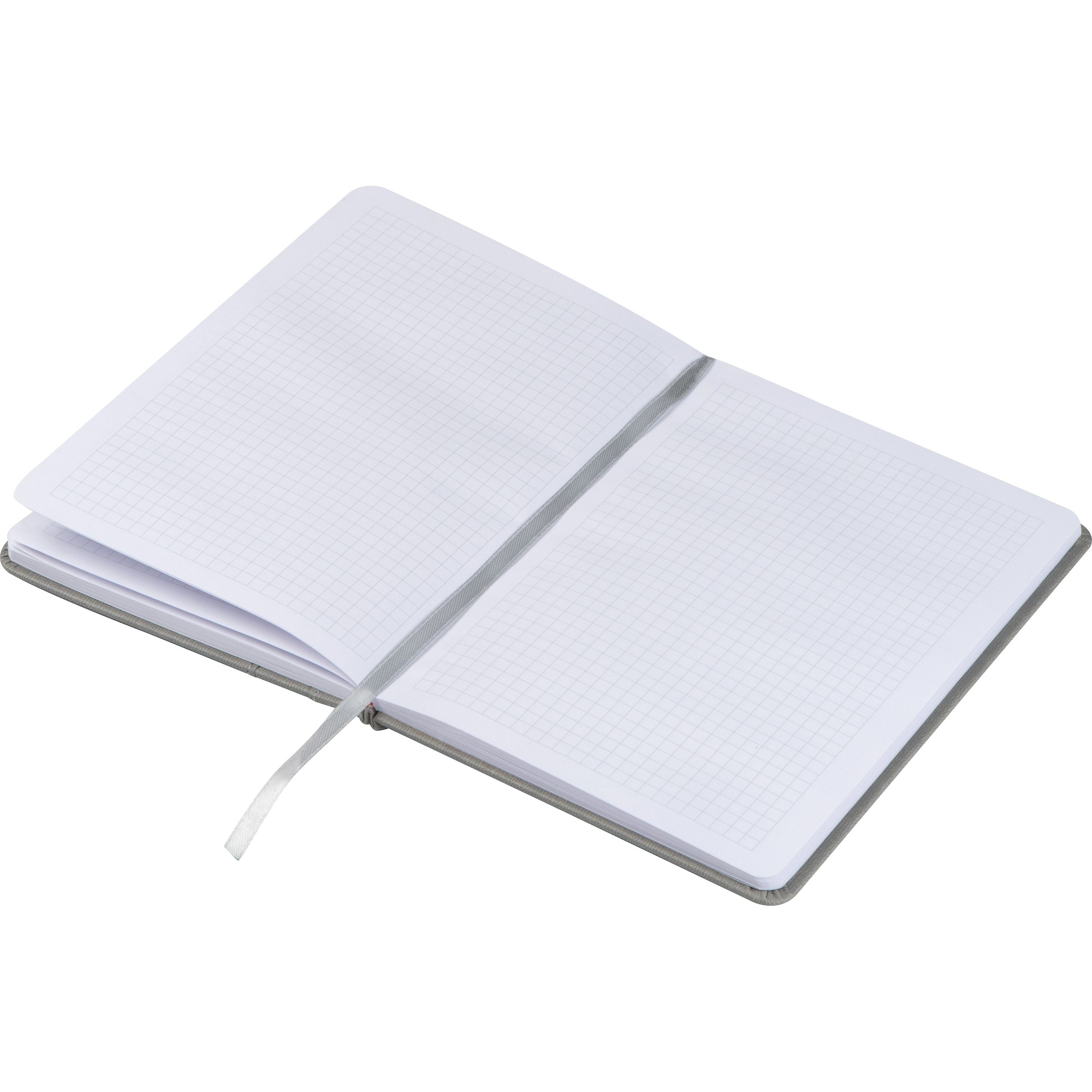 MA21363-07Notizbuch mit Steckfach A5 CLELIA_ silbergrau