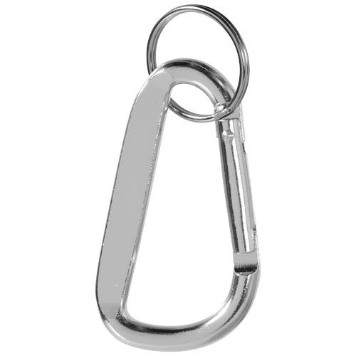 PF104572-4Timor RCS Karabiner Schluesselanhaenger aus recyceltem Aluminium _ silber