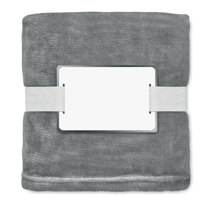 MO6804-15Logan RPET-Flanell Fleece-Decke_ steingrau
