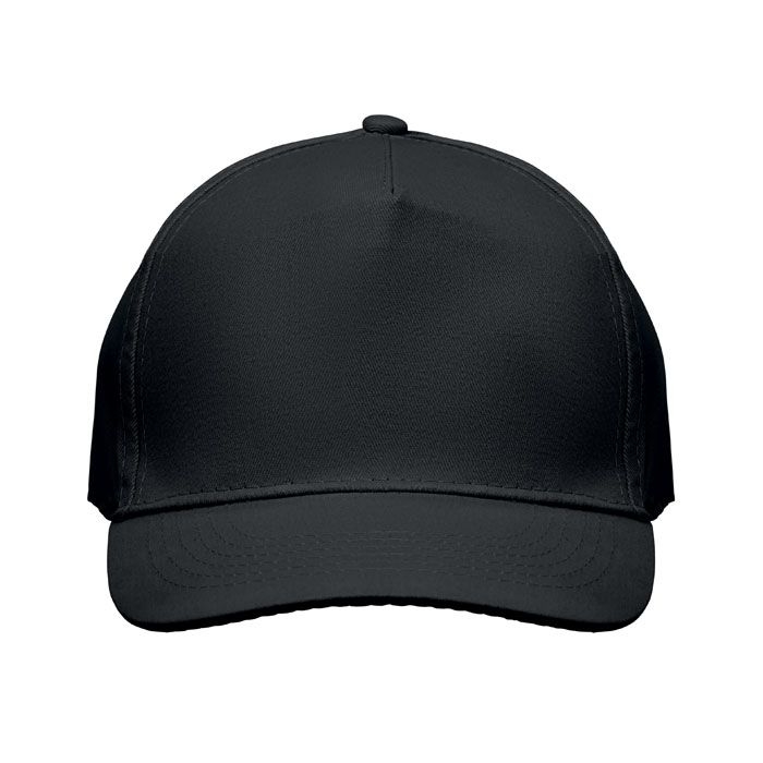 MO2345-03Sunny Baseball cap 5 panels 180gr_ schwarz