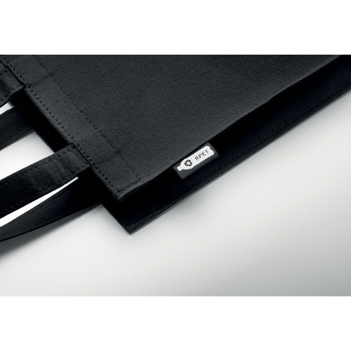 MO2408-03Feltote Kleine Tasche RPET-Filz_ schwarz