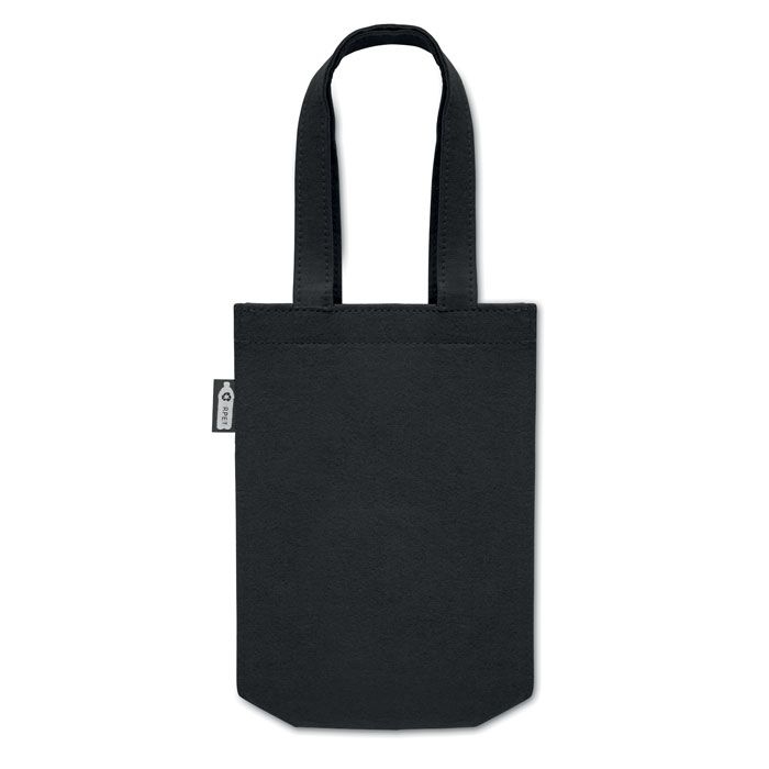 MO2408-03Feltote Kleine Tasche RPET-Filz_ schwarz