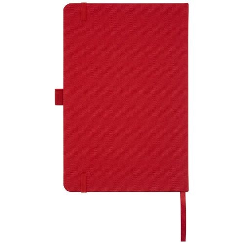 PF107763-2Honua A5 Notizbuch aus recyceltem Papier mit Cover aus recyceltem PET_ rot