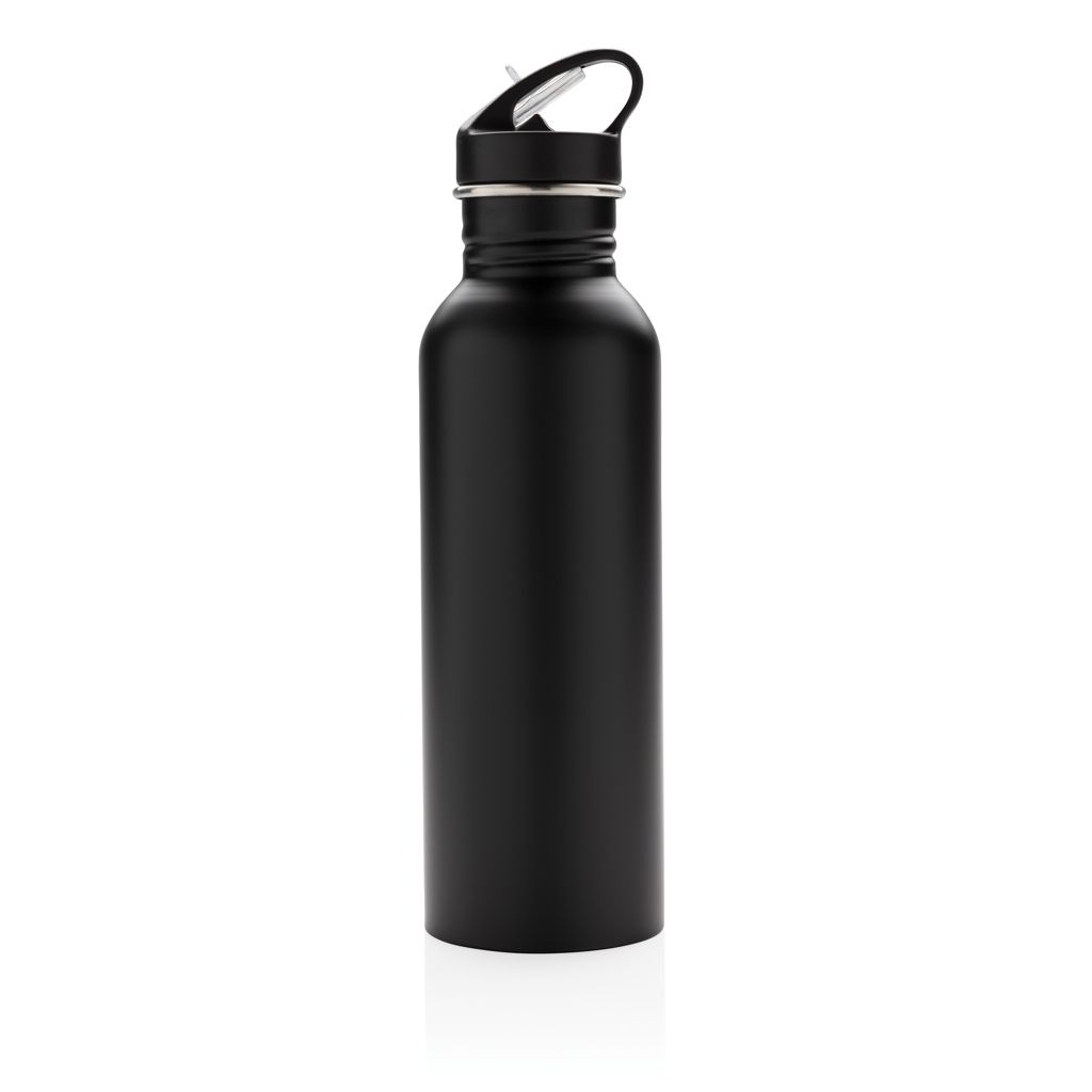 XDP436.42-1Deluxe Sportflasche aus Edelstahl_ schwarz