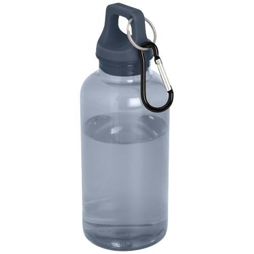 PF100778-11Oregon 400 ml RCS-zertifizierte Trinkflasche aus recyceltem Kunststoff mit Karabiner _ hale blau