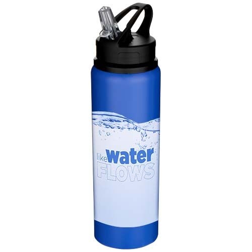 PF100870-2Fitz 800 ml RCS-zertifizierte_ einwandige Trinkflasche aus recyceltem Edelstahl_ royalblau