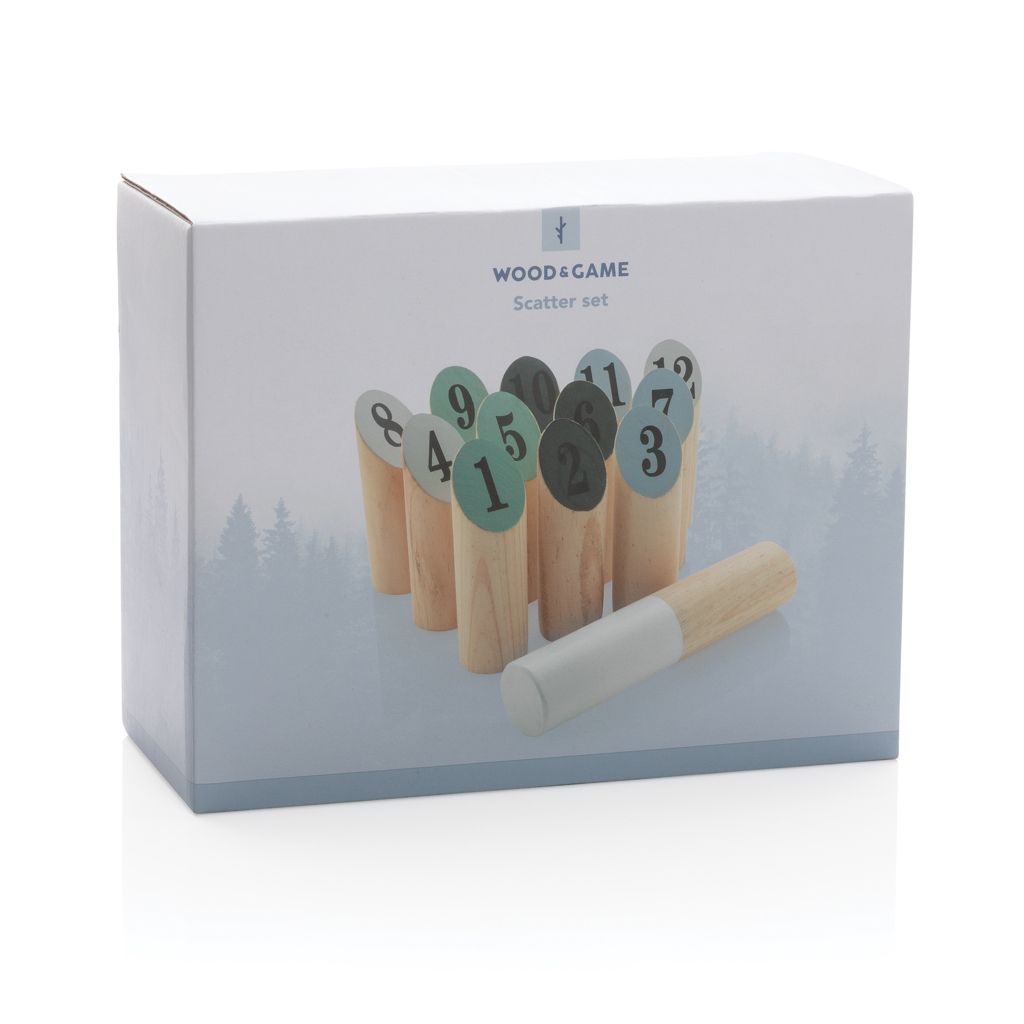 XDP453.52-9Wurfspiel aus Holz_ braun